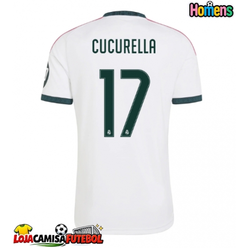 Camisa de Futebol Real Madrid Marc Cucurella #17 Equipamento Principal 2026-27 Manga Curta